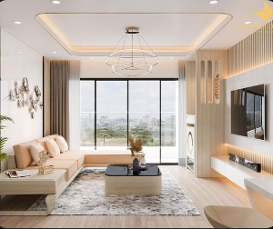 sofa phòng khách của chungdreamdecor thiết kế