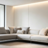 decor mẫu sofa chữ L hiện đại mang tính độc lạ sang trọng