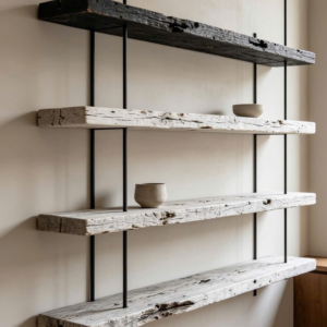 mẫu decor chungdreamdecor kệ treo tường gỗ bắc âu sang trọng độc đáo sinh động