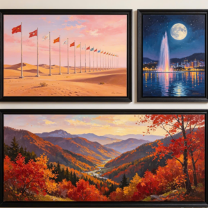 chungdreamdecor mẫu bộ tranh canvas phong cảnh thiên nhiên